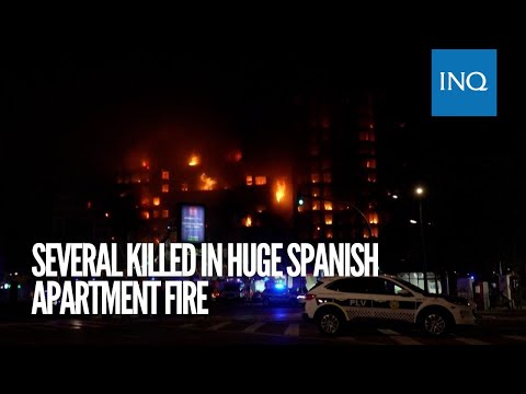 Several killed in huge Spanish apartment fire