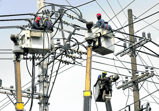 CHEAPER ELECTRICITY Meralco has announced a rate reduction for this month amid lowdemand and a drop in charges from power suppliers. —RICHARD A. REYES electrification