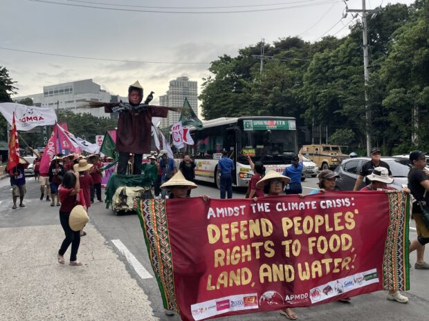 Protesters at DA call for action on climate change, food security