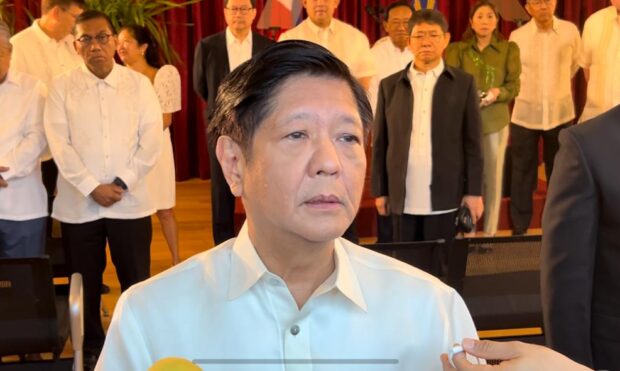 PHOTO: Ferdinand Marcos Jr. STORY: Marcos: Conclusion on PhilHealth contribution hike coming 'very soon'